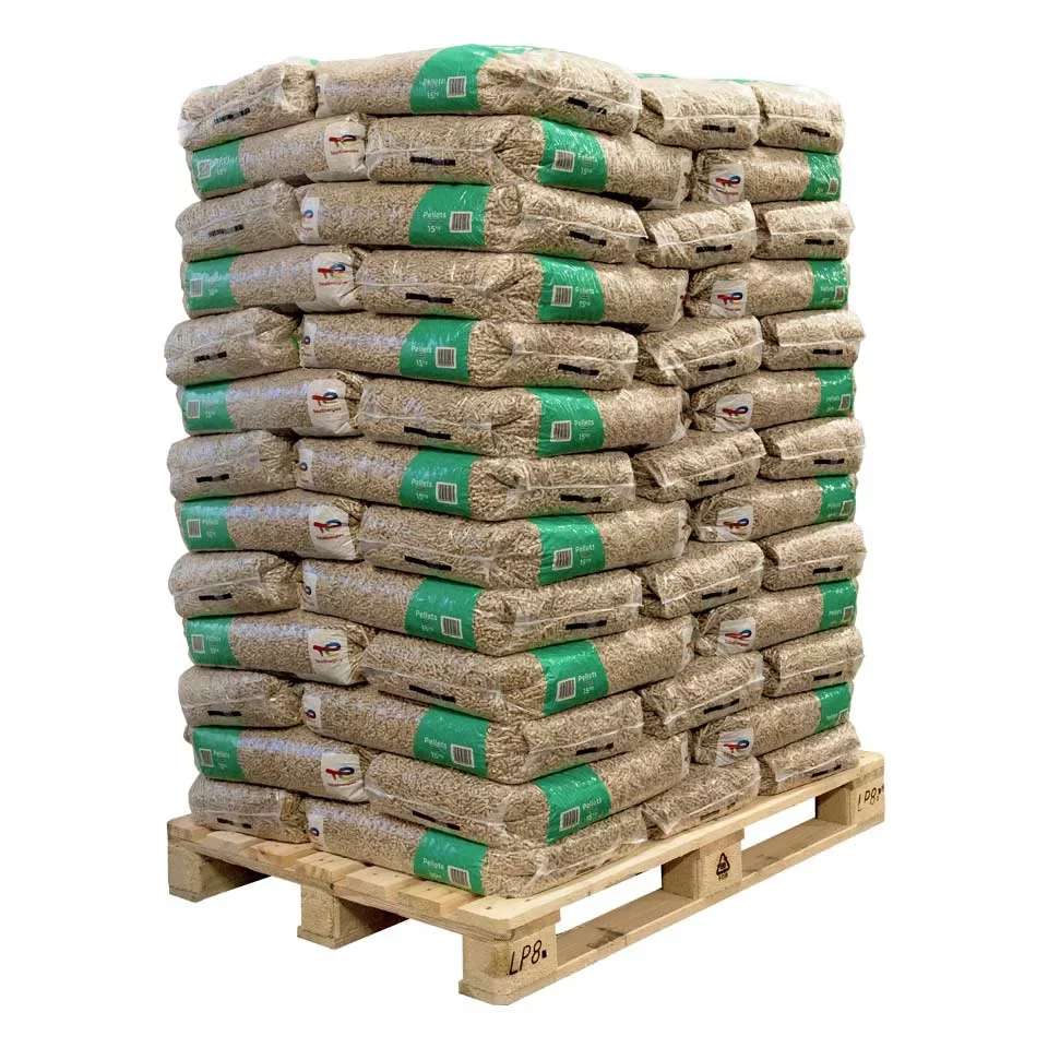 Premium pellets de madeira · 975 kg