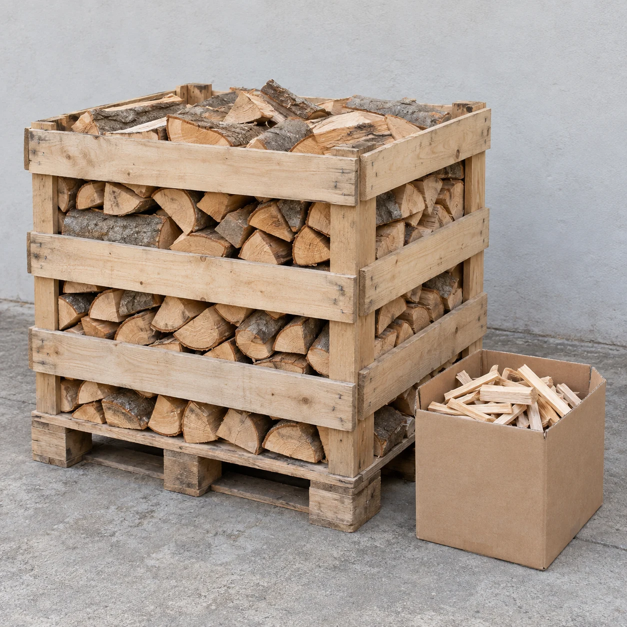 Pack faia · 1 m³ empilhado + 10 kg de acendimento