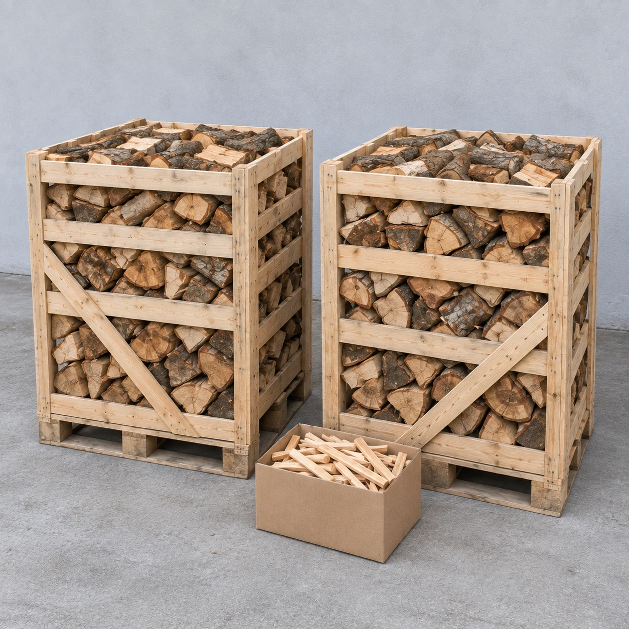 Pack inverno conforto · lenha e acendimento