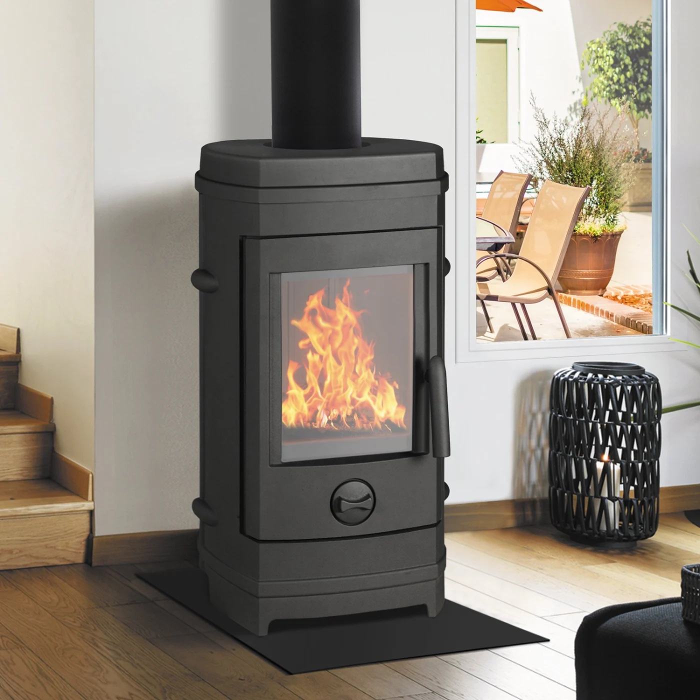 Wamsler Rocky · ferro fundido preto